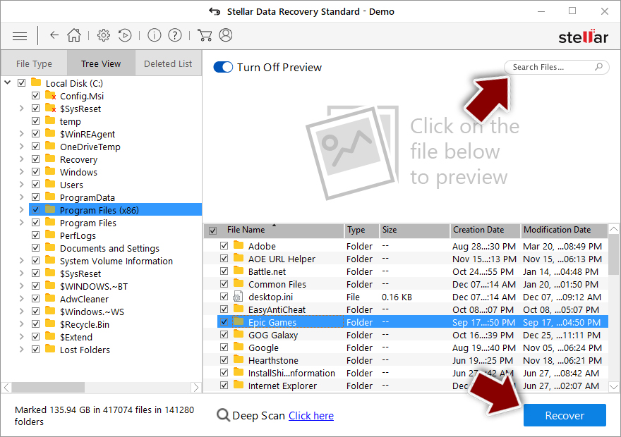 Ransomware: recuperar tus archivos usando un programa de recuperación