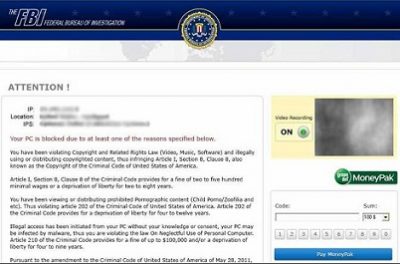 FBI ransomware scam has reached FBI attention