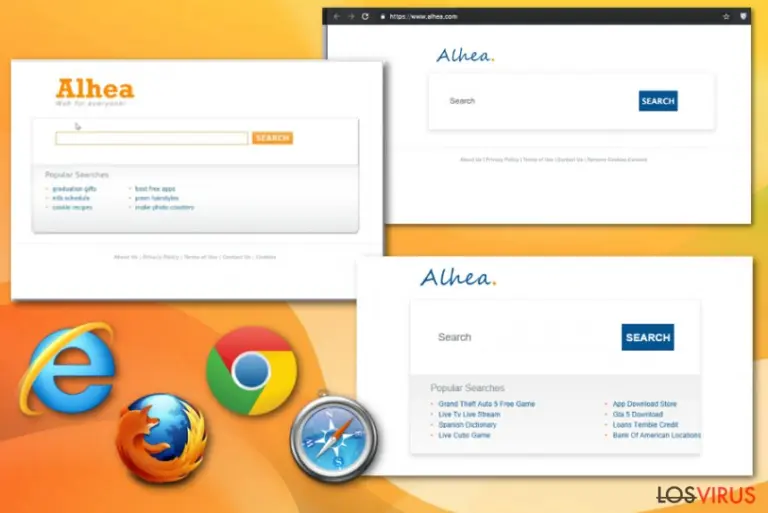 Alhea browser hijacker