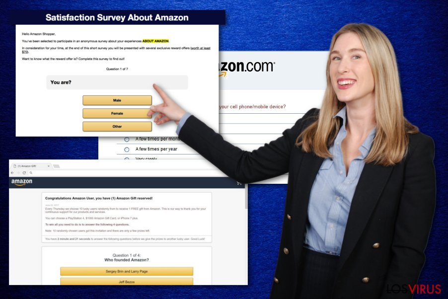 Estafa email Amazon Shopper Satisfaction Survey