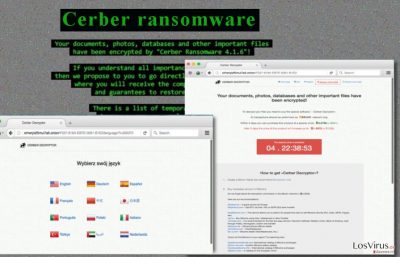 El ransomware Cerber 4.1.6 ataca el ordenador