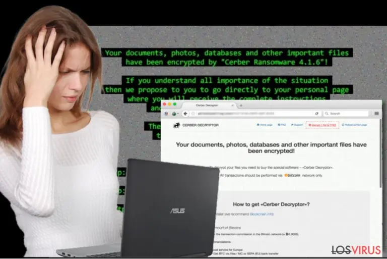 Ataque del virus Cerber