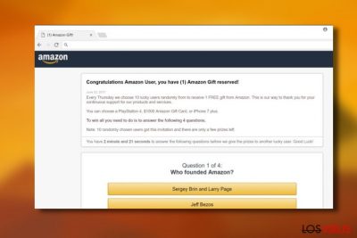 Virus "Congratulations Amazon User"