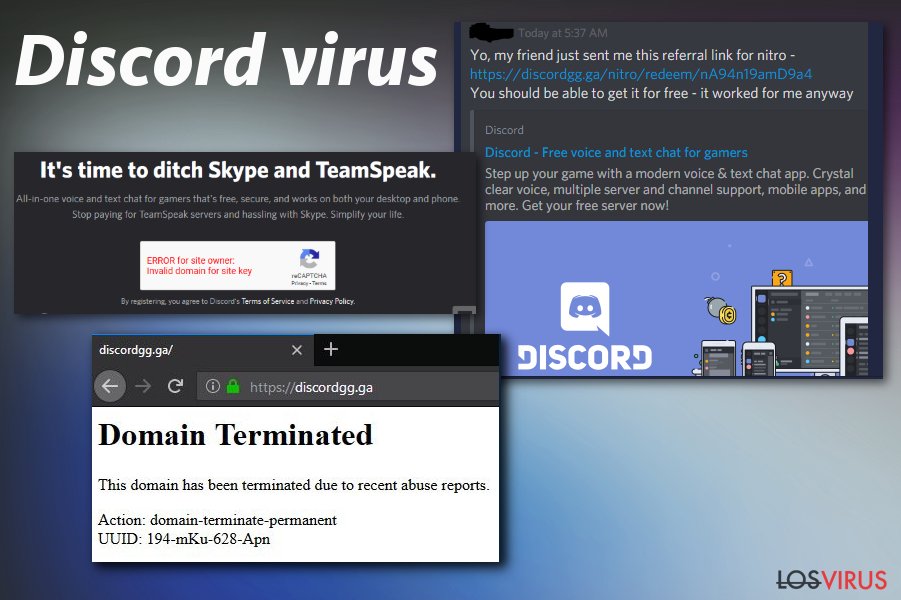 Campaña de phishing de virus de Discord