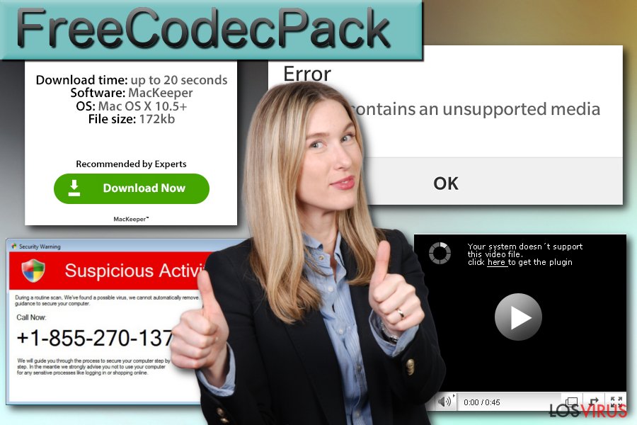 El programa indeseado FreeCodecPack