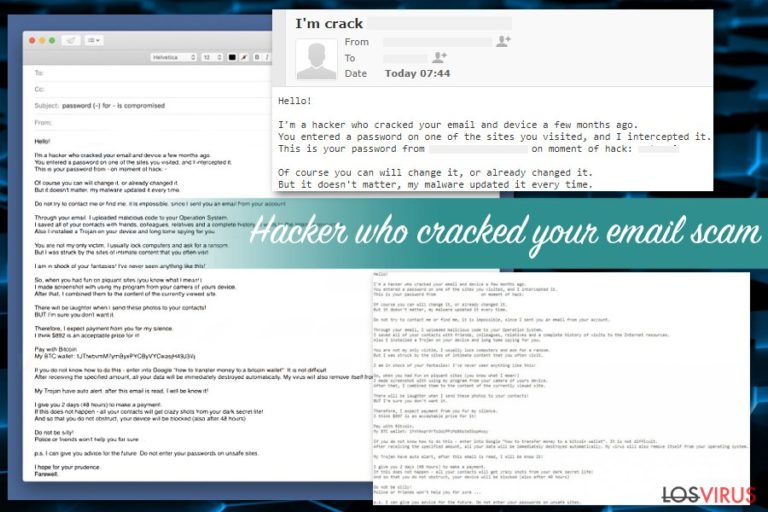 Estafa Hacker who cracked your email