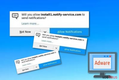 Programa adware Install.notify-service.com