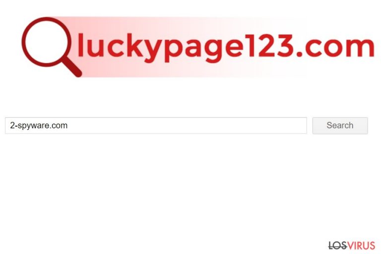 Captura de pantalla de Luckypage123.com