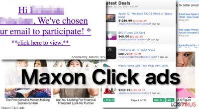 Los anuncios de Maxon Click son extremadamente intrusivos