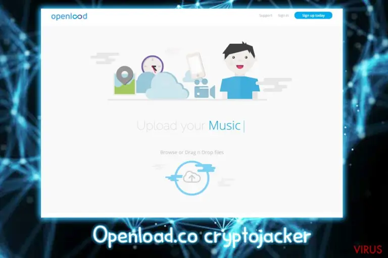 Openload.co crypto-jacker