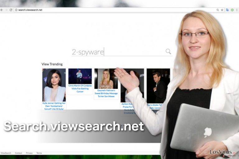 Un pantallazo del hacker de navegador Search.viewsearch.net