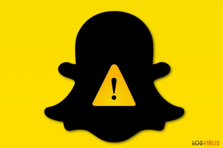 Imagen de un virus Snapchat