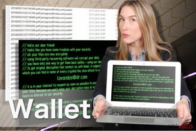 Imagen del ransomware Wallet