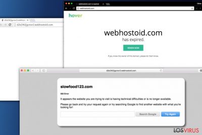 El virus Webhostoid.com